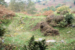 
Cwm Cyffin Quarry tramway, October 2010